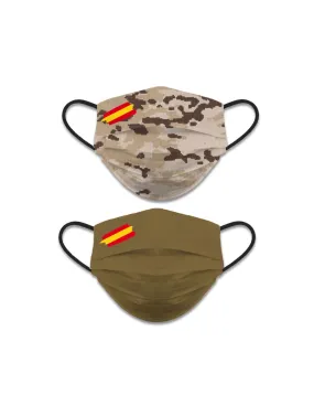 Attache faciale réversible niveau 3, camouflage camouflage ⚔️ Boutique Épées