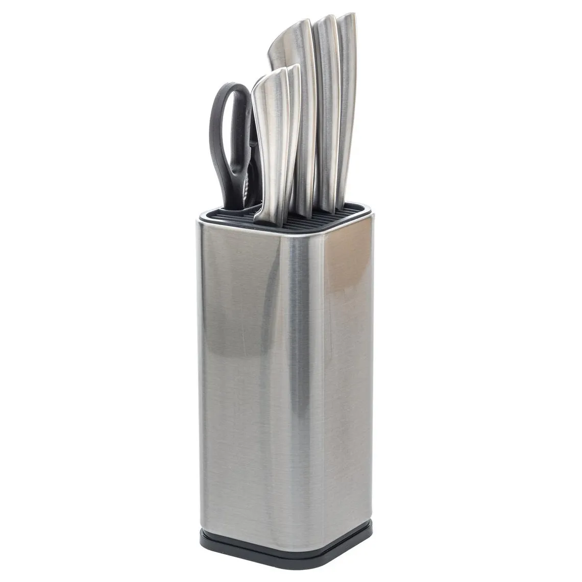 Bloc de 5 Couteaux + Ciseaux Inoxydable | 3 Suisses