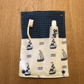 Etui brosse à dents bateaux