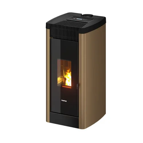 FreePoint Poêle à granulés étanche Steel 9 Light Bronze - 8,5 kW