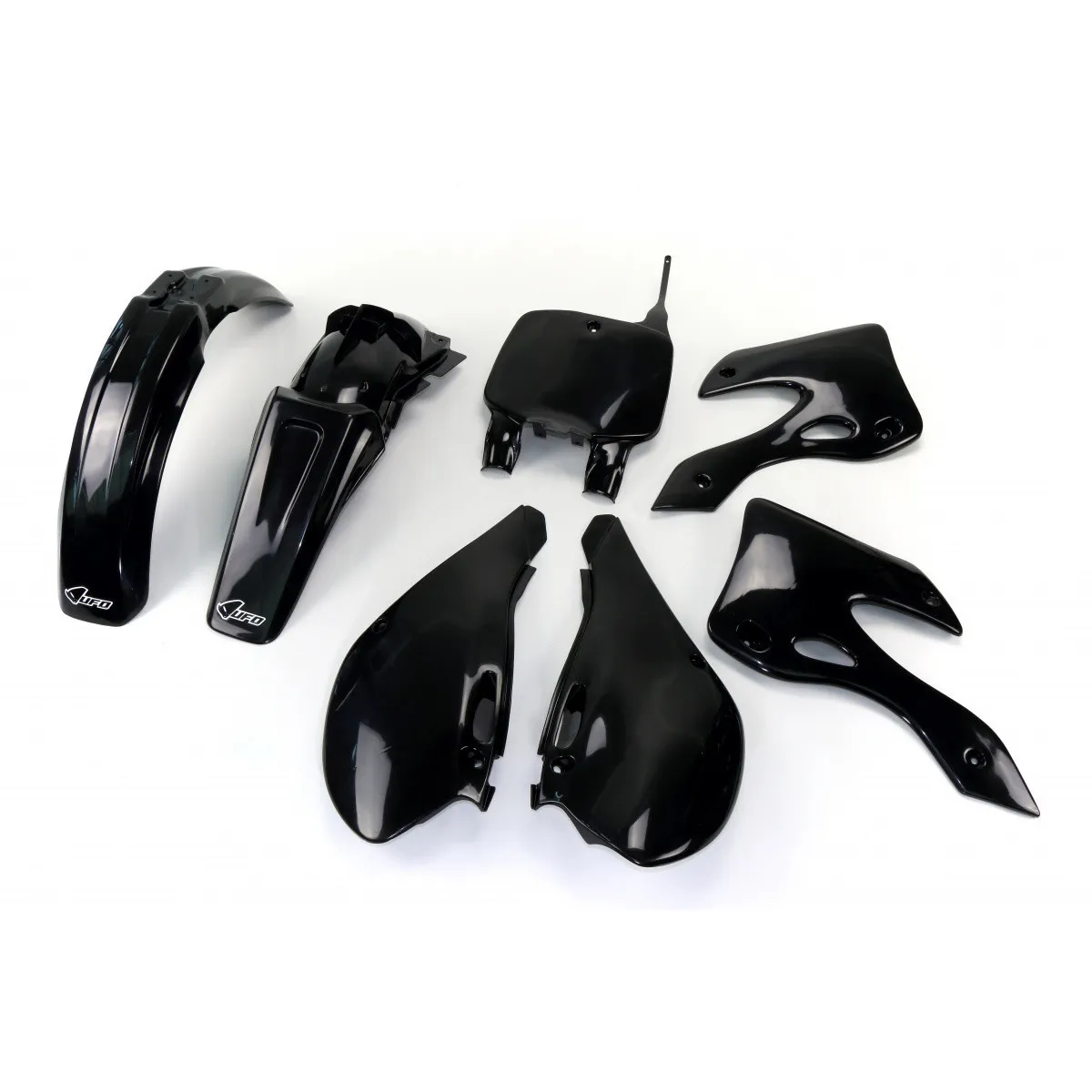 Kit Plastiques - Noir - UFO Kawasaki 125 250 KX 2000-2002