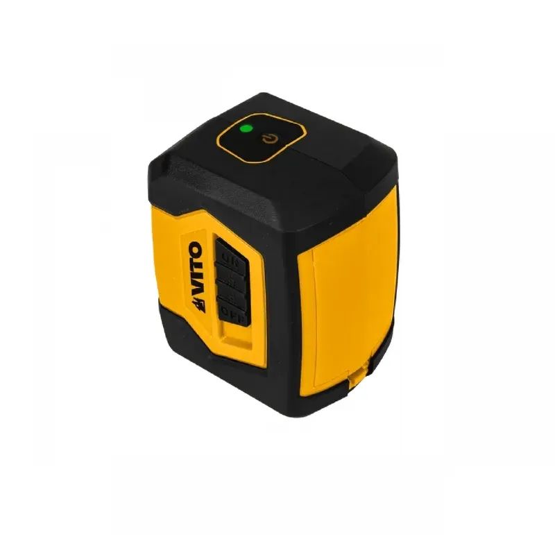 Niveau Laser de poche 2 lignes Vertes Portée 20 m VITO Intérieur extérieur 2 piles fournies