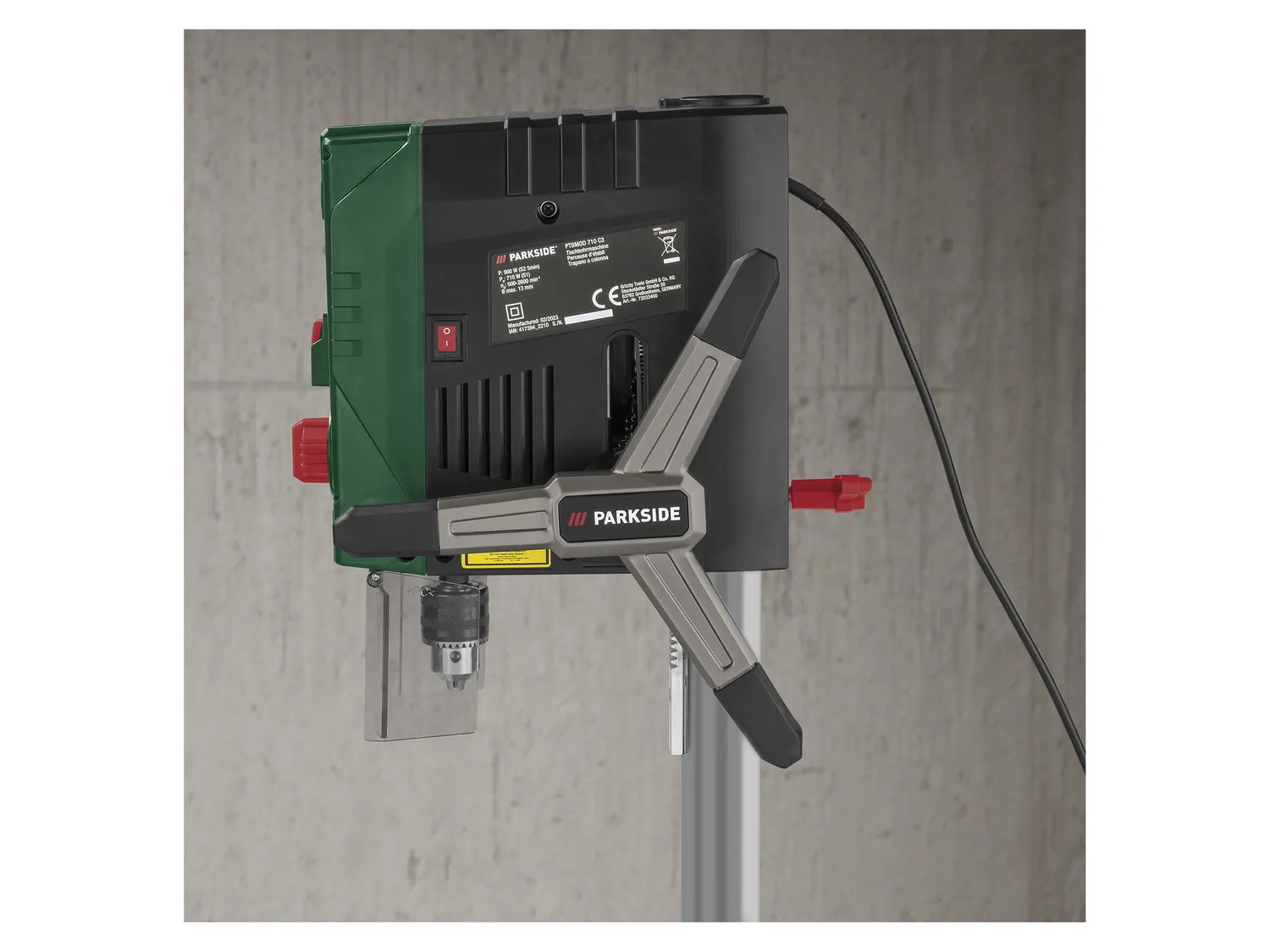 PARKSIDE® Perceuse à colonne avec réglage électronique PTBMOD 710 C3