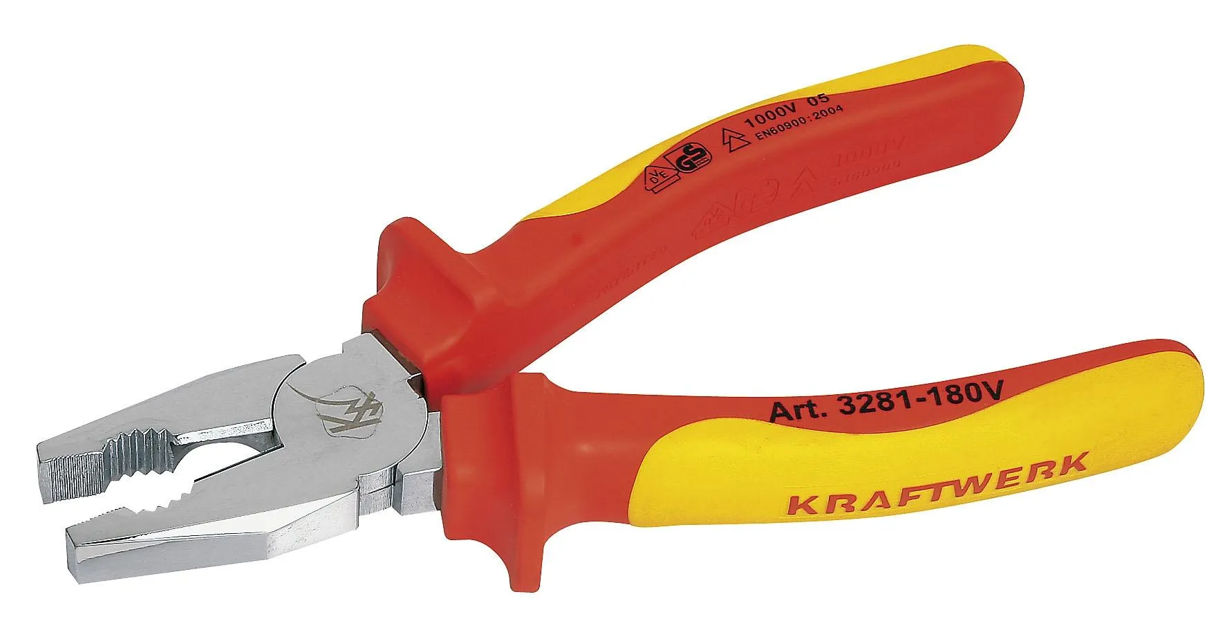 Pince universelle VDE 180 mm KRAFTWERK 3281-180V