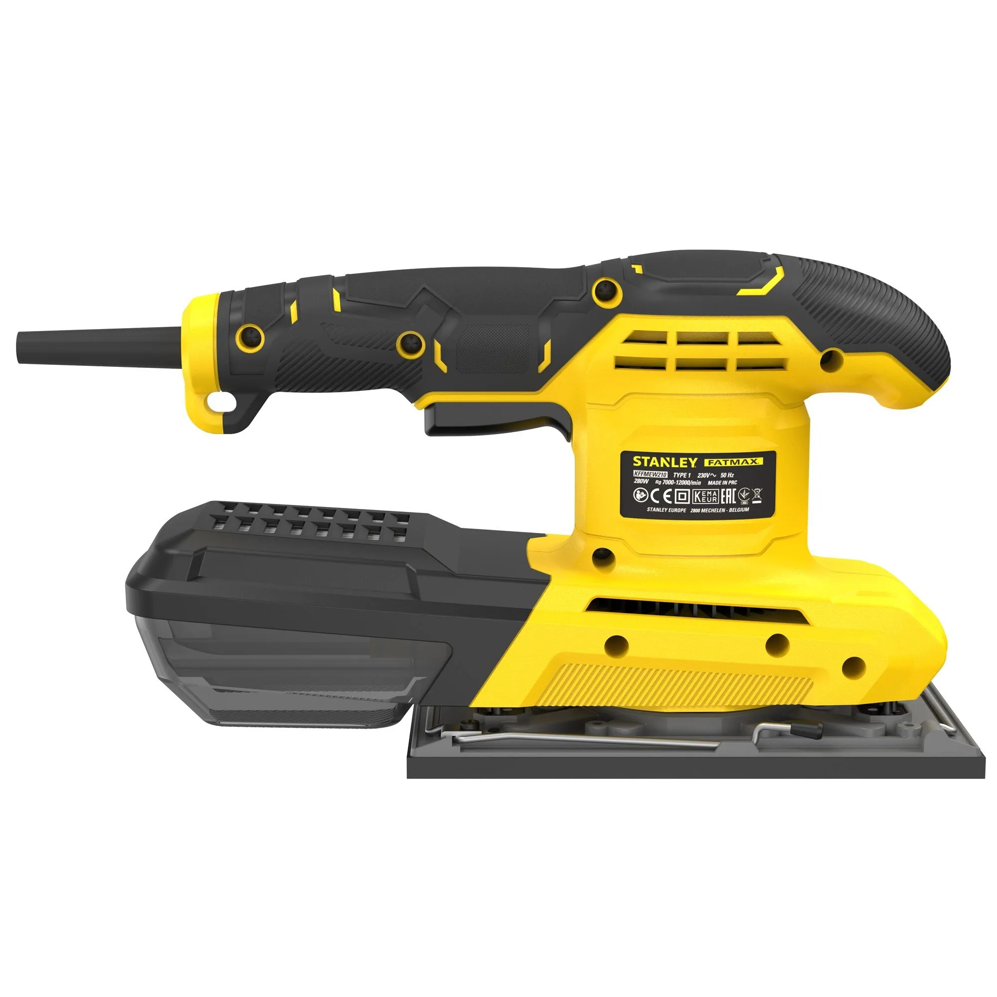 Ponceuse tiers de feuille 280W - 1 abrasif STANLEY Fatmax FMEW214K-QS