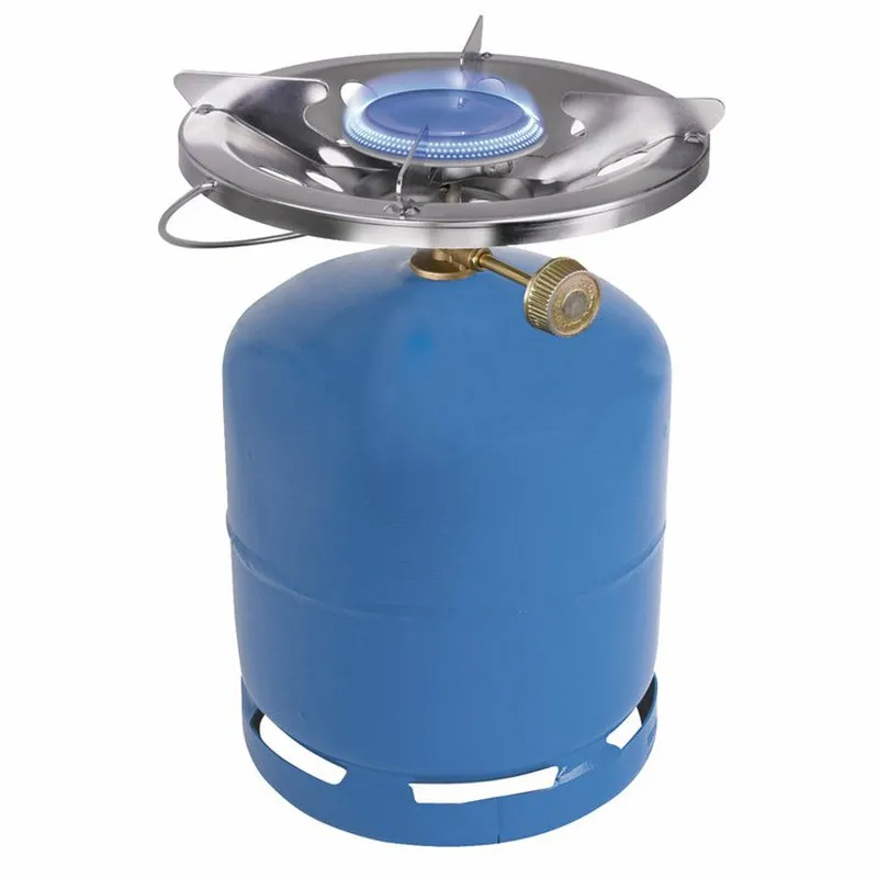 Poêle pour bombonne bleu