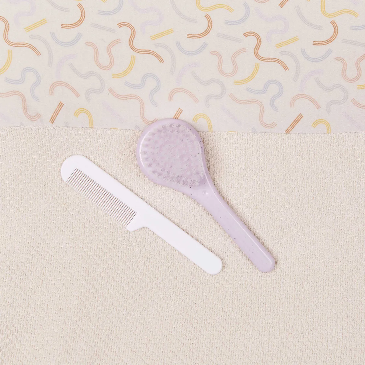Set Coiffure Brosse et Peigne Luma - Speckles Lila